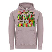 Vintage Zinc I paused my game to celebrate Juneteenth Vintage Hoodie - Zillion Design Studio
