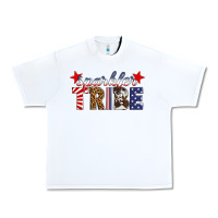 White sparkler tribe Urban Heavy Tee - HRA Design Shop