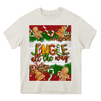 Cream Christmas Jingle All The Way Heavy Core Tee - Artiststas