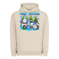 Pigment French Oak merry christmas gnomies Urban Hoodie - texasbilliewilder