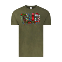 Vintage Olive teacher christmas Vintage Tee - RacoonDesign