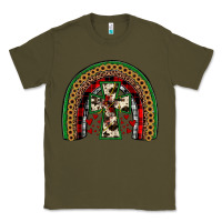 Army Green cross rainbow Classic Tee - JahusDesignShop