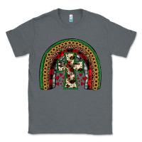 Charcoal Heather cross rainbow Classic Tee - JahusDesignShop