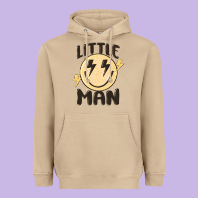 Little Man Heavyweight Hoodie Designed By Maliassmallbusiness
