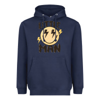 Navy little man Heavyweight Hoodie - MaliasSmallBusiness