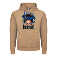 Cheer Mom Messy Bun Vintage Hoodie | Teevron