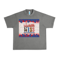 Tornado 4th of july little miss America Urban Heavy Tee - HRA Design Shop