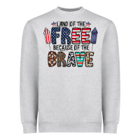 Land Of The Beacause Of The Brave Heavyweight Sweatshirt | Teevron