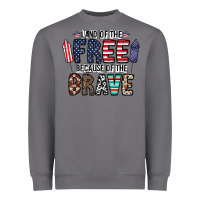 Storm land of the beacause of the brave Heavyweight Sweatshirt - CowhideDigitalArt