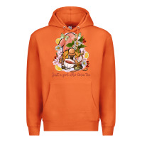 Carrot just a girl who loves tea gnome Premium Hoodie - BarkalooDesign