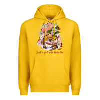 Lemon just a girl who loves tea gnome Premium Hoodie - BarkalooDesign