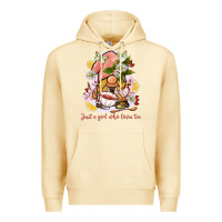 Pina Colada just a girl who loves tea gnome Premium Hoodie - BarkalooDesign