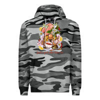 Slate Camo just a girl who loves tea gnome Premium Hoodie - BarkalooDesign