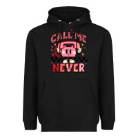 Black call me never Heavyweight Hoodie - MaliasSmallBusiness
