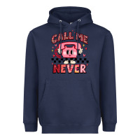 Navy call me never Heavyweight Hoodie - MaliasSmallBusiness