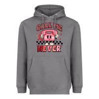 Call Me Never Heavyweight Hoodie | Teevron