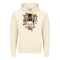 Vintage Artic summer vibes messy bun Vintage Hoodie - Zillion Design Studio