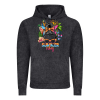 Vintage Black summer vibes messy bun Vintage Hoodie - Zillion Design Studio