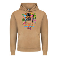 Vintage Camel summer vibes messy bun Vintage Hoodie - Zillion Design Studio