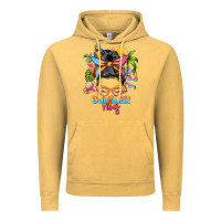 Vintage Mustard summer vibes messy bun Vintage Hoodie - Zillion Design Studio