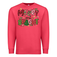 Cardinal merry and bright Premium Sweatshirt - MaliasSmallBusiness