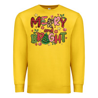 Lemon merry and bright Premium Sweatshirt - MaliasSmallBusiness