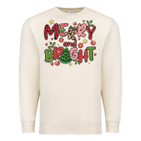 Sandshell merry and bright Premium Sweatshirt - MaliasSmallBusiness