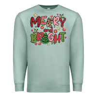 Seafoam merry and bright Premium Sweatshirt - MaliasSmallBusiness