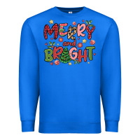 True Royal merry and bright Premium Sweatshirt - MaliasSmallBusiness