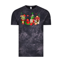 Cloud Black strawberry coffee cups Vintage Tee - AdoDesignShop