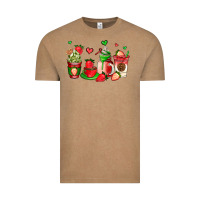 Vintage Coffee strawberry coffee cups Vintage Tee - AdoDesignShop