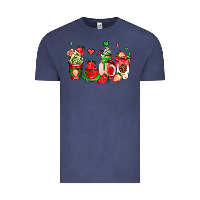 Strawberry Coffee Cups Vintage Tee by AdoDesignShop | Teevron