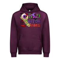 Mauve Wine Bad witch vibes Urban Hoodie - NancyCooperArtShop
