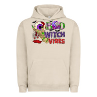 Pigment French Oak Bad witch vibes Urban Hoodie - NancyCooperArtShop