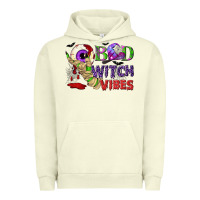 Pigment Pistachio Bad witch vibes Urban Hoodie - NancyCooperArtShop