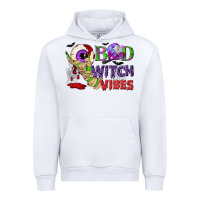 White Bad witch vibes Urban Hoodie - NancyCooperArtShop
