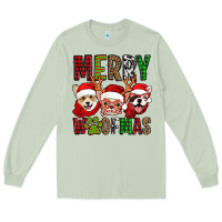 Matcha merry woofmas dogs Long Sleeve Tee - Jasminsmagicworld
