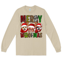 Mushroom merry woofmas dogs Long Sleeve Tee - Jasminsmagicworld