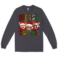 Smoke merry woofmas dogs Long Sleeve Tee - Jasminsmagicworld