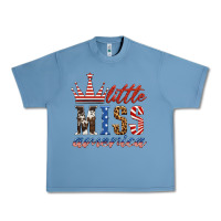Pebble Blue little miss america Urban Heavy Tee - HRA Design Shop