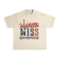 Sandshell little miss america Urban Heavy Tee - HRA Design Shop
