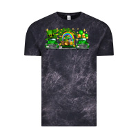 Cloud Black st patricks trucks Vintage Tee - FaDigitalArtStudio