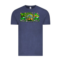 Vintage Denim st patricks trucks Vintage Tee - FaDigitalArtStudio