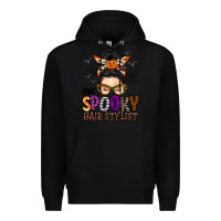 Black one spooky hair stylist Premium Hoodie - BarkalooDesign