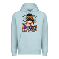 Blue Mist one spooky hair stylist Premium Hoodie - BarkalooDesign
