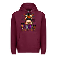 Burgundy one spooky hair stylist Premium Hoodie - BarkalooDesign