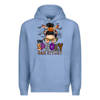 Colony Blue one spooky hair stylist Premium Hoodie - BarkalooDesign
