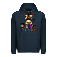 Navy one spooky hair stylist Premium Hoodie - BarkalooDesign