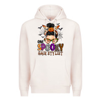 Pale Pink one spooky hair stylist Premium Hoodie - BarkalooDesign