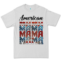 Dove Grey american mama Premium Tee - BarkalooDesign
